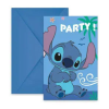 Javoli Disney Lilo és Stitch, A csillagkutya Angel party meghívó 6 db-os FSC