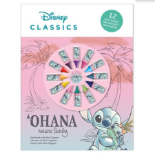 Javoli Disney Lilo és Stitch, A csillagkutya Cheeky füzet + mini zsírkréta szett kréta