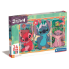 Javoli Disney Lilo és Stitch, A csillagkutya Evile 24 db-os maxi puzzle Clementoni