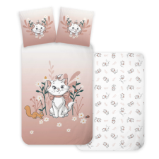 Javoli Disney Marie cica Ombre gyerek ágyneműhuzat 100×135 cm, 40×60 cm lakástextília