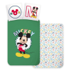 Javoli Disney Mickey Green gyerek ágyneműhuzat 100×135 cm, 40×60 cm