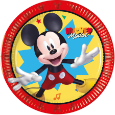 Javoli Disney Mickey Jump Into Fun papírtányér 8 db-os 20 cm FSC party kellék