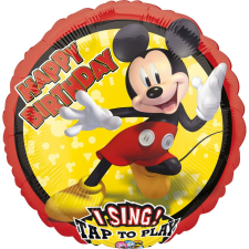 Javoli Disney Mickey Zenélő Fólia lufi 71 cm party kellék