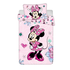 Javoli Disney Minnie Flowers gyerek ágyneműhuzat 100×135cm, 40×60 cm lakástextília