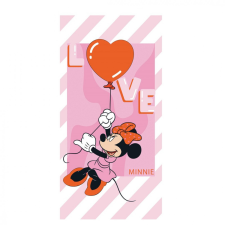 Javoli Disney Minnie Love fürdőlepedő, strand törölköző 70x140cm lakástextília