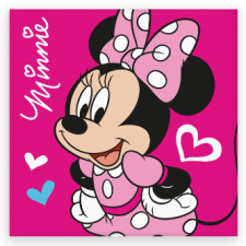 Javoli Disney Minnie Love kéztörlő, arctörlő, törölköző 30x30cm lakástextília