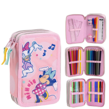 Javoli Disney Minnie Music tolltartó töltött 3 emeletes tolltartó