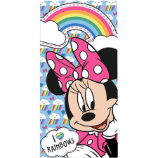 Javoli Disney Minnie Rainbows fürdőlepedő, strand törölköző 70x140cm lakástextília
