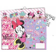 Javoli Disney Minnie Smiles A/4 spirál vázlatfüzet 40 lapos matricával füzet