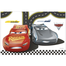 Javoli Disney Verdák Arena Race műanyag asztalterítő 120x180 cm party kellék