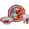 Javoli Dragon, Sárkány BOOM étkészlet, micro műanyag szett Dobozban