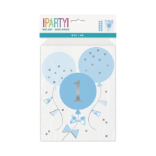 Javoli Első születésnap Blue papírzacskó 8 db-os party kellék