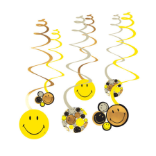 Javoli Emoji Smiley Originals szalag dekoráció 6 db-os szett party kellék