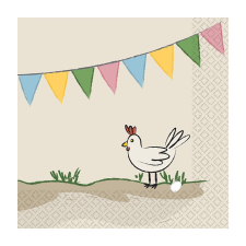 Javoli Farm Party szalvéta 16 db-os 25x25 cm party kellék