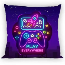 Javoli Gamer Neon párnahuzat 40x40 cm babaágynemű, babapléd
