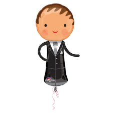 Javoli Groom, Vőlegény fólia lufi 101 cm party kellék