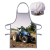 Javoli Gyermek konyhai kötény sapkával, Traktor kék, BRM008038