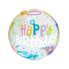 Javoli Happy Birthday Aqua gömb fólia lufi 40 cm party kellék