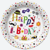 Javoli Happy Birthday Funny papírtányér 8 db-os 18 cm