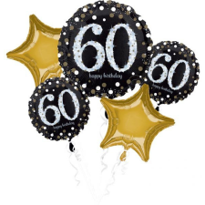 Javoli Happy Birthday Gold 60 Fólia lufi 5 db-os szett party kellék
