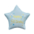 Javoli Happy Birthday Matt Blue csillag fólia lufi 44 cm