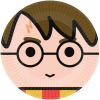 Javoli Harry Potter Graphic papírtányér 8 db-os 23 cm