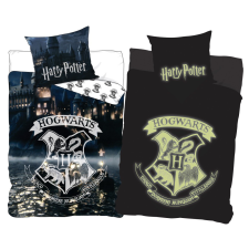 Javoli Harry Potter Hogwarts sötétben világító ágyneműhuzat 140×200cm, 70×90 cm lakástextília