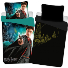 Javoli Harry Potter Sötétben világító ágyneműhuzat 140×200cm, 70×90 cm lakástextília