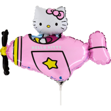 Javoli Hello Kitty Airplane Pink mini fólia lufi 35 cm (WP) party kellék
