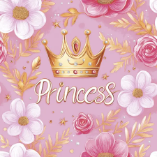 Javoli Hercegnő Crown szalvéta 20 db-os 33x33 cm party kellék