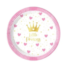 Javoli Hercegnők Little Princess papírtányér 8 db-os 20 cm FSC party kellék