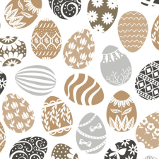 Javoli Húsvét Elegant Eggs szalvéta 20 db-os 33x33 cm party kellék