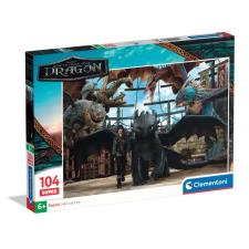 Javoli Így neveld a sárkányodat Arena 104 db-os Super puzzle Clementoni puzzle, kirakós