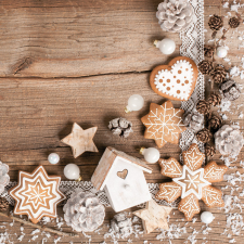 Javoli Karácsony Winter Decorations szalvéta 20 db-os 33x33 cm party kellék