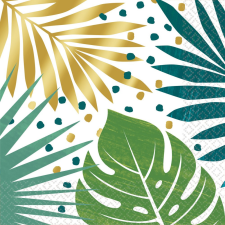 Javoli Key West Leaf szalvéta 16 db-os 33x33 cm party kellék