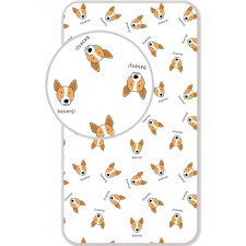 Javoli Kutyás Basenji gumis lepedő 90x200 cm lakástextília
