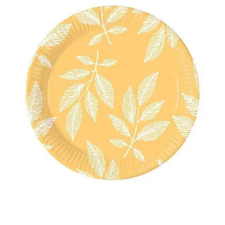Javoli Levél Orange Leaves papírtányér 8 db-os 23 cm party kellék