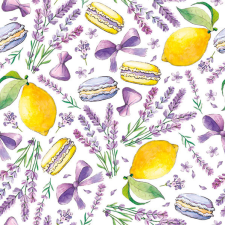 Javoli Macaron Limes and Lavender szalvéta 20 db-os 33x33 cm papírárú, csomagoló és tárolóeszköz