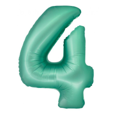 Javoli Menta 4-es Mint Mat szám fólia lufi 76 cm party kellék