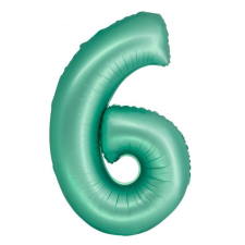 Javoli Menta 6-os Mint Mat szám fólia lufi 76 cm party kellék