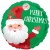 Javoli Merry Christmas Wave fólia lufi 45 cm