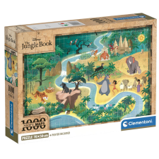 Javoli Mesetérkép Jungle Book Story 1000 db-os puzzle Clementoni puzzle, kirakós