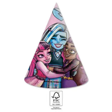 Javoli Monster High Friends parti kalap, csákó 6 db-os FSC party kellék