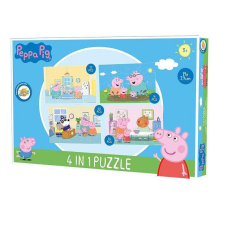 Javoli Peppa malac Home puzzle 4 az 1-ben puzzle, kirakós