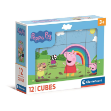 Javoli Peppa malac Nature Class mesekocka 12 db-os Clementoni puzzle, kirakós