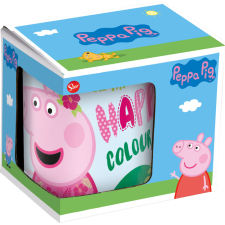 Javoli Peppa malac Pink porcelán bögre 235 ml (8 oz) Díszdobozban bögrék, csészék