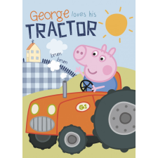 Javoli Peppa malac Tractor polár takaró 100x140cm lakástextília