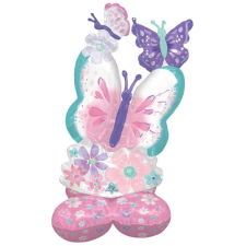 Javoli Pillangó Flutter AirLoonz óriás fólia lufi 111 cm party kellék