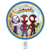 Javoli Pókember Spidey papírtányér 8 db-os 23 cm FSC