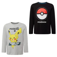 Javoli Pokémon Battle gyerek hosszú ujjú póló, felső 10-14 év